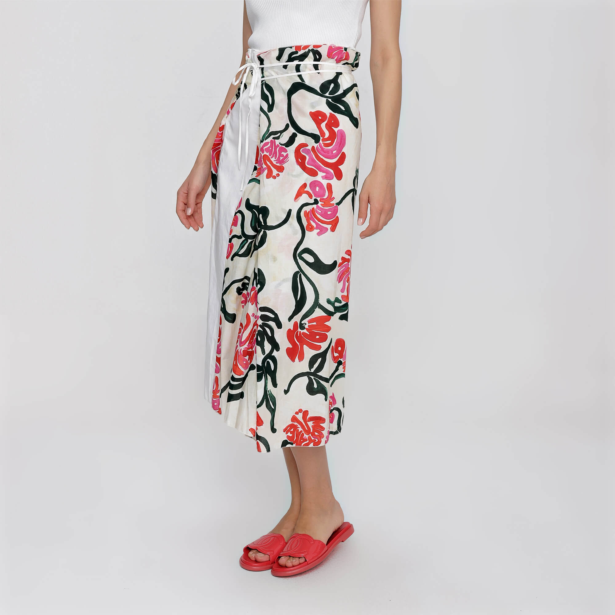 Marni - Multicolour Cotton Printed Skirt